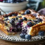 My Easy Blueberry Cottage Cheese Breakfast Bake