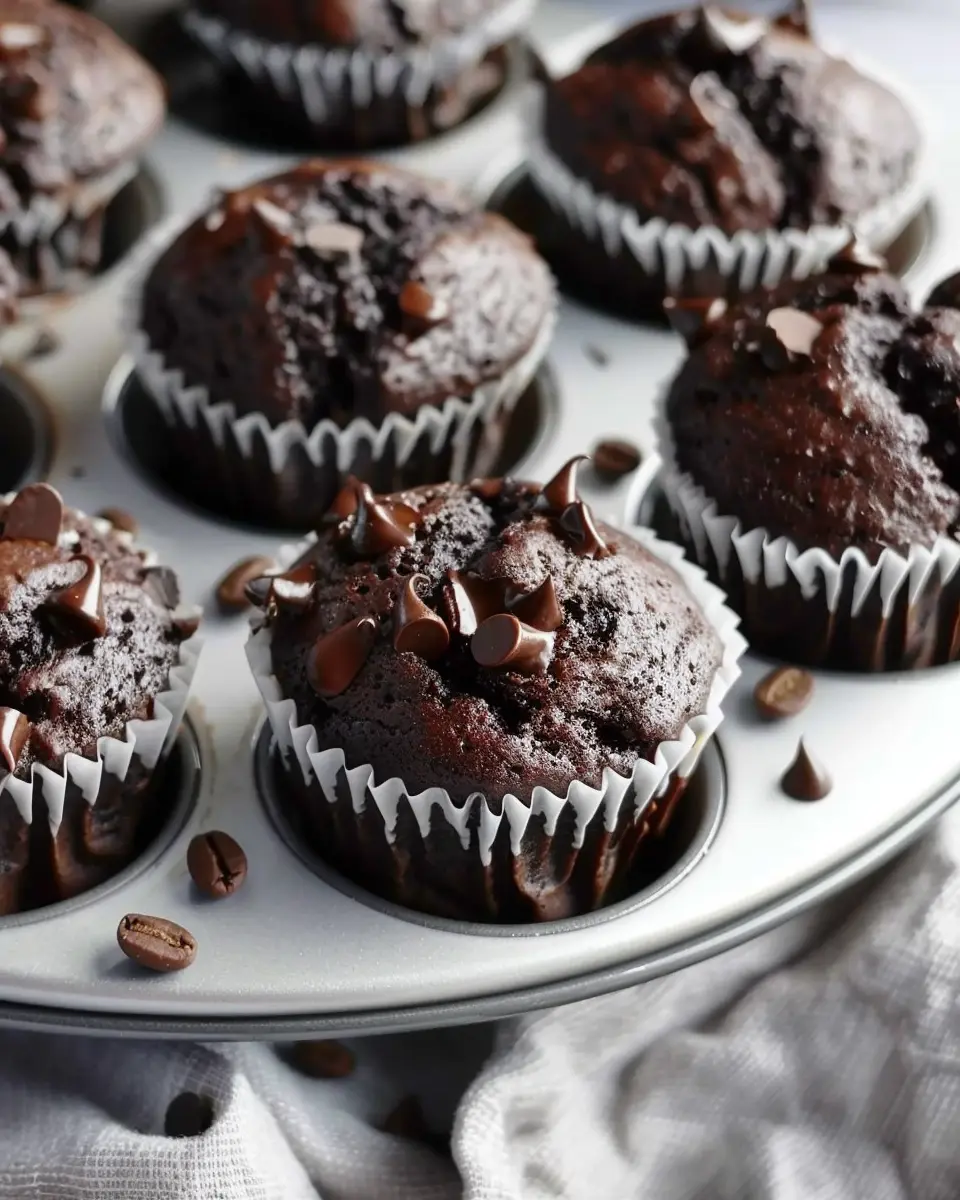 Double Chocolate Espresso Muffins: Indulgent Treat for Home Bakers
