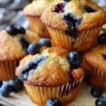 Nana Rose’s Classic Blueberry Muffins