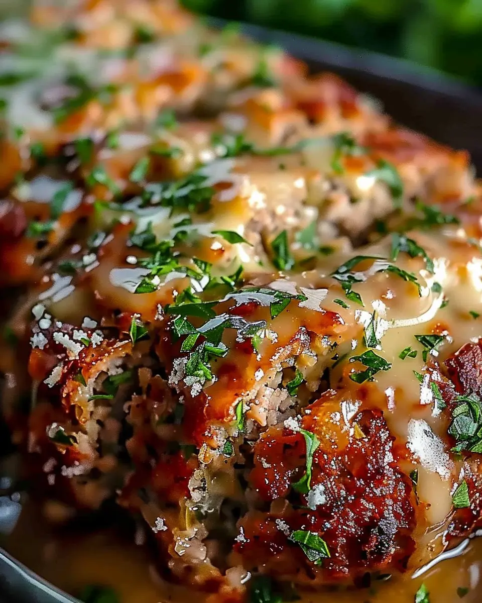 Irresistible Garlic Parmesan Chicken Meatloaf Recipe Made Easy