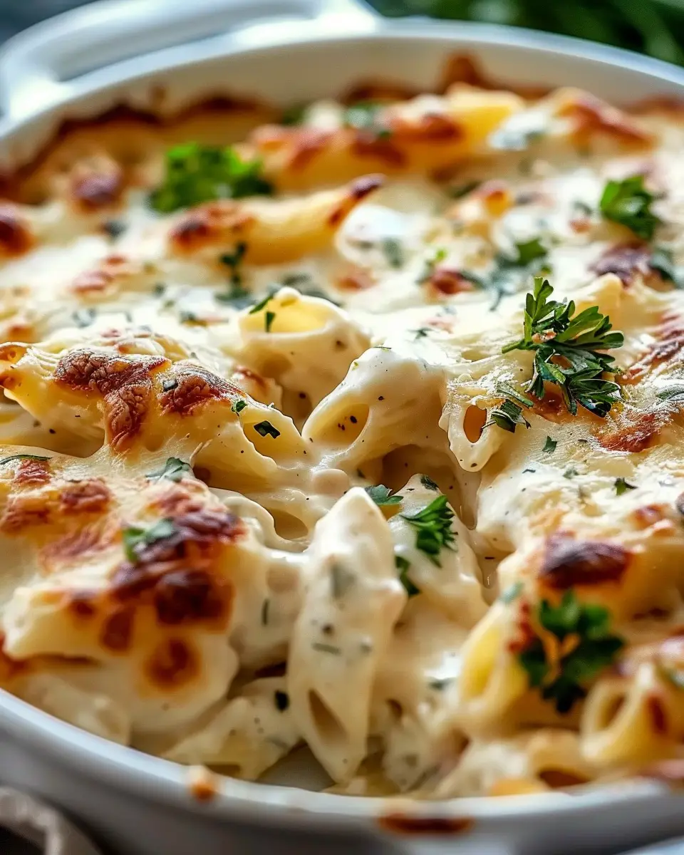Creamy Baked Chicken Alfredo Pasta You’ll Crave Every Night