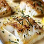 Baked Cod in Coconut Lemon Cream Sauce for Busy Weeknights