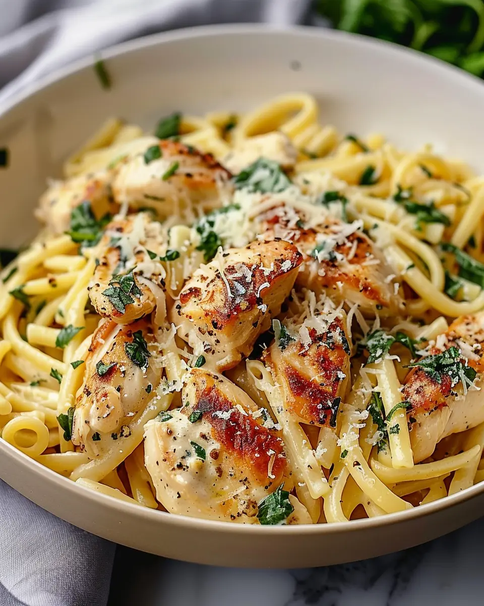 Healthy Garlic Parmesan Chicken Pasta Recipe for Busy Weeknights
