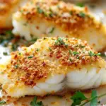 Savor Easy Baked Fish Recipe with Crispy Parmesan Crust!