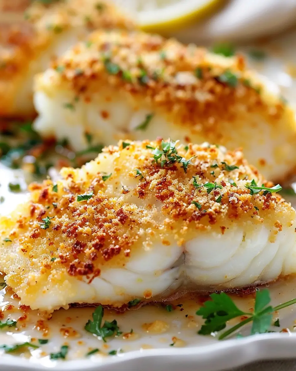Savor Easy Baked Fish Recipe with Crispy Parmesan Crust Delight