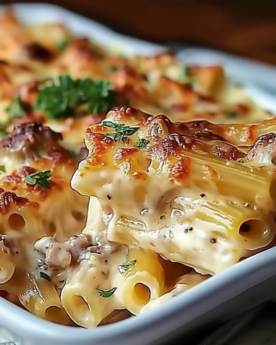Indulge in Creamy Baked Pasta: A Cozy Night In Delight