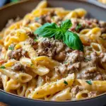 Deliciously Creamy Beef Pasta for a Cozy Family Dinner